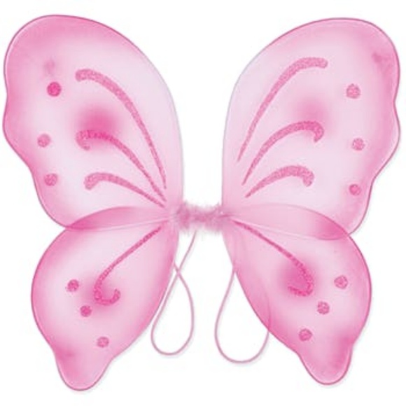 Nylon Fairy Wings - Pink - Picture 1 of 2